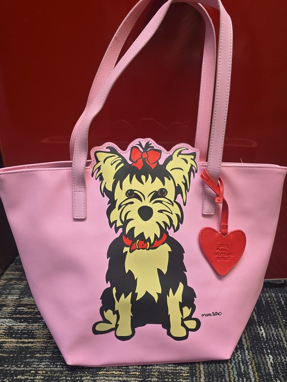Mark Tetro Tote Bag with Yorkie